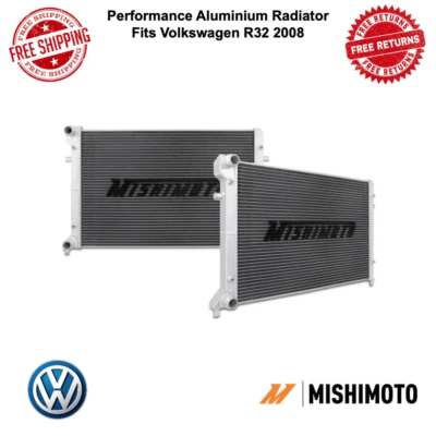 Radiador de aluminio Mishimoto 2 filas para Volkswagen Golf R32 2008 #MMRAD-MK5-08 Foto 1 de 4