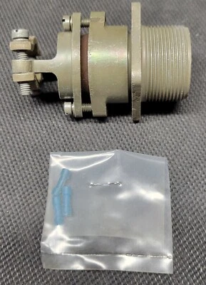 ITT Cannon Connector MIL-Spec MS3100F 20-29S 17-Pin w/ backshell - Image 1 of 4