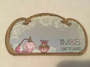 MARKS & SPENCER ( UK ) Mirror, Perfume ( 2009 ) Die-Cut Foil Gift Card ( $0 ) - Picture 1 of 2