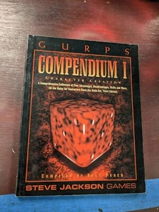 Gurps Compendium Character Creation I 1 6519 Steve Jackson Games - Picture 1 of 2