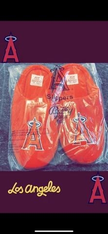 LA ANGELS SLIPPERS SGA 7/11/23 BRAND NEW, UNUSED in ORIGINAL PACKAGE, UNISEX Cover