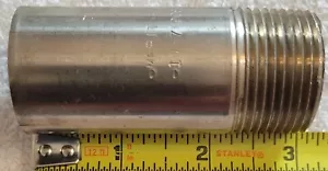 STAINLESS STEEL HALF NIPPLE 1" X 3" NPT ONE END TYPE 304/304L SCH 40 NEW!! - Picture 1 of 5