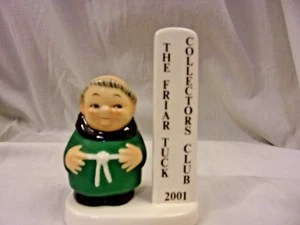 Goebel Green Friar Tuck Collectors Club 2001 Plaque RARE MINT - Picture 1 of 4