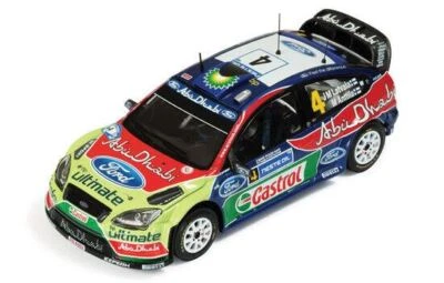 1/43 IXO RAM447 Ford Focus RS WRC'09 2010 Finland Rally #4 Latvala & Antilla New - Image 1 of 4
