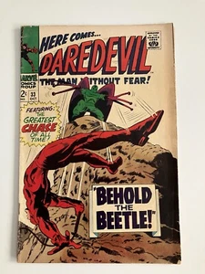 Daredevil 33 Marvel Comic Matt Murdock Fine Beetle 1967 Silver Age Comics - Bild 1 von 10