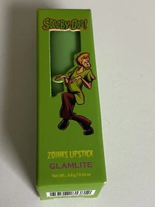 GLAMLITE X SCOOBY DOO NEW IN BOX ZOINKS LIPSTICK SHAGGY GREEN BOX - Picture 1 of 5