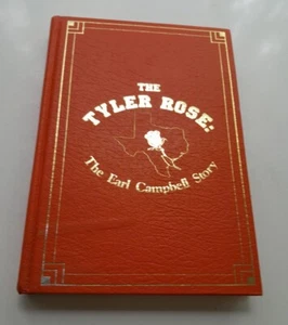 SIGNED Tyler Rose: Earl Campbell Story, P. Miller 1997 HC Horns Oilers football - Picture 1 of 16