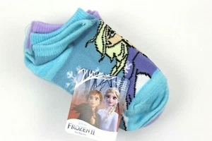 Disney Frozen 2 Girls Socks 5 Pair Size 5 - 6.5 - Picture 1 of 8