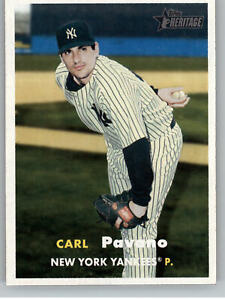2006 Heritage Baseball #45 Carl Pavano- New York Yankees