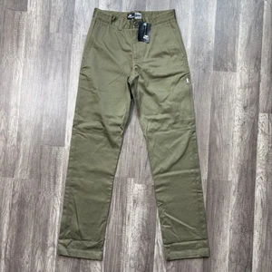 Nike Sportswear Pants Mens 28 Olive Green 443820 Selvedge Chino Workwear Twill - Picture 1 of 12