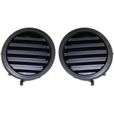 For Nissan Titan Fog Light Cover 2004-2014 Driver & Passenger Pair Front Black Foto 1 de 4