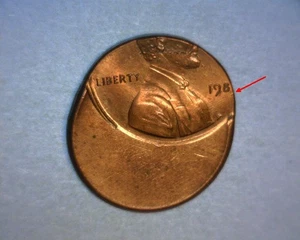 198X (1983) LINCOLN  CENT 🌟60% OFF CENTER🌟CLAD🌟HIGHER GRADE🌟US ERROR COIN - Picture 1 of 6
