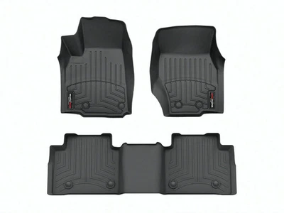WeatherTech FloorLiner for 2023-2025 Jeep Grand Cherokee - 1st & 2nd Row, Black - Image 1 of 4