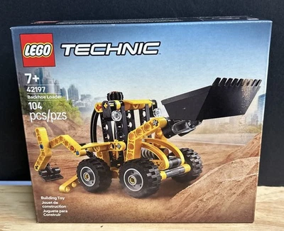 LEGO TECHNIC: Backhoe Loader (42197)– Construction Vehicle Toy for Kids, 104 PCS - Image 1 of 4