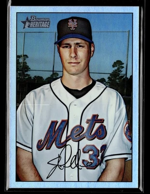John Maine - 2007 Bowman Heritage Rainbow Foil Parallel #127 New York Mets Foto 1 de 2