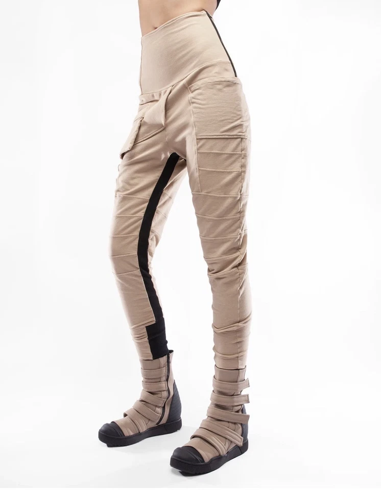 Pantalón Demobaza polar cintura alta para mujer talla grande Foto 1 de 4