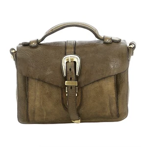 Campomaggi Cefalù Borsa tracolla Porzia pelle verde militare C042610ND - Imagen 1 de 6