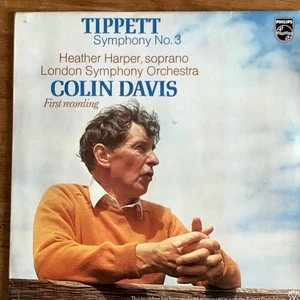 Michael Tippett Signed Symphony No 3 / Colin Davis LSO (Philips 6500662) - Picture 1 of 7