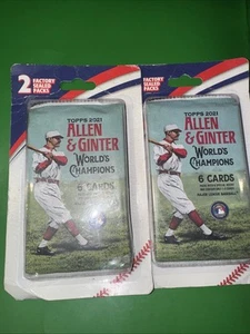 (2) Topps 2021 MLB Béisbol Allen & Ginter Venta al por menor 2 PAQUETES **NUEVO** SELLADO - Imagen 1 de 2