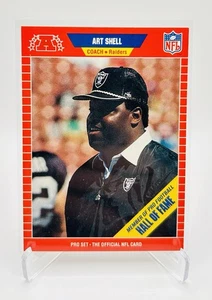 Art Shell 1989 Pro Set Football #541 Los Angeles Raiders Hall Of Fame - Picture 1 of 2