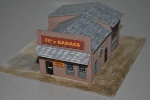N SCALE TC's GARAGE BUILT BUILDING - Picture 1 of 6