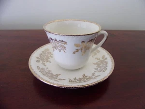 Vintage Portland Pottery Cup & Saucer Set Cobridge Staffordshire - Picture 1 of 9