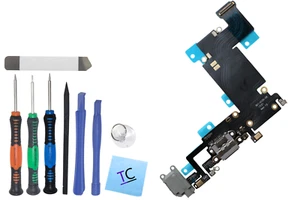 New Gray Charger Charging Port Flex Cable for iPhone 6S Plus Pro Repair Kit - Picture 1 of 1
