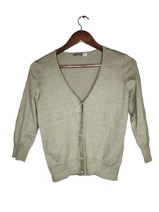 Ann Taylor Silk Blend Cardigan in Heather Green Size XS - Picture 1 of 9