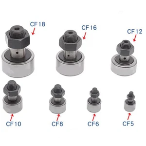 Dia 10mm-90mm Bolt Type Cam Follower Needle Roller Stud Track Bearing CF3 - CF30 - Picture 1 of 5
