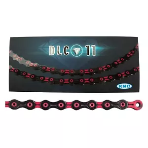 Kette KMC DLC 11s schwarz/pink 118L - Bild 1 von 1