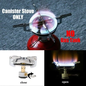 Titanium Alloy Gas Propane Stove Camping Butane Hiking Picnic BBQ Stove Burner - Picture 1 of 9