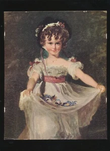 Miss Louisa Murray By Thomas Lawrence Vtg Art Print On Cardboard 8"x10" - Picture 1 of 2