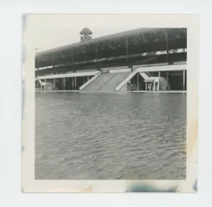 Vintage Foto historische Hochwassertribüne River Downs Rennbahn Cincinatti OH 1937 - Bild 1 von 2