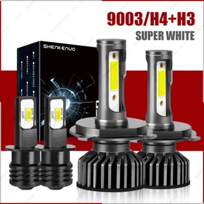 Combo de 4 faros LED altos/bajos + faros antiniebla para Infiniti Q45 1997 1998 6000K Foto 1 de 4