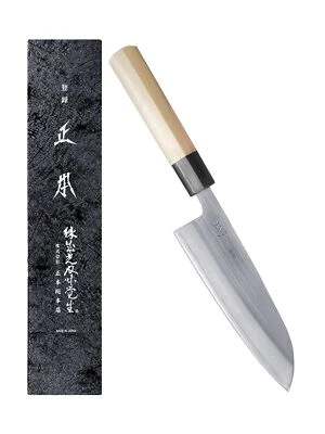 Японский нож сантоку MASAMOTO FH 6,5 дюйма (165 мм), сделано в ЯПОНИИ, профессиональный... - Изображение 1 из 4