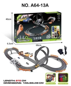 Kinderrennbahn Auto Rennbahn Set Rennstrecke Looping 2Joystick 2 AUTOS fur k - Bild 1 von 1