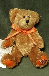 Neu mit Etikett Boyds Nascar Teddybär #20 Tony Stewart Plüschtier Stofftier 6 Zoll mit Gelenken - Bild 1 von 5