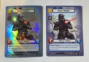 Death Trooper 14/20 Foil + Non-foil Weekly Play SOR Star Wars Unlimited Spark - Picture 1 of 2