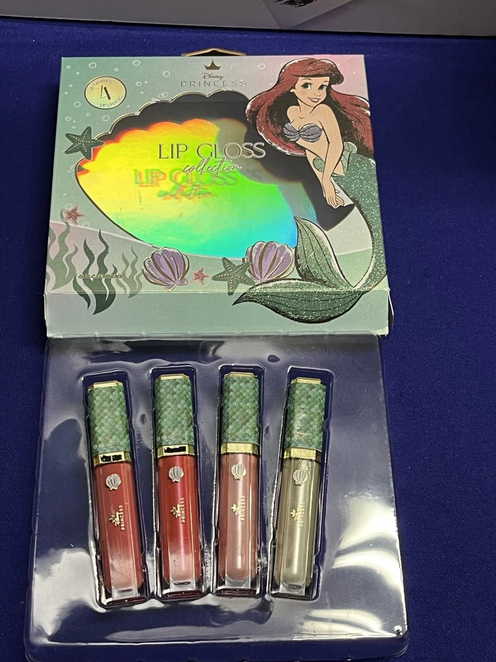 Disney Princess ARIEL Little Mermaid - 5 Flavored Lip Gloss Set -
