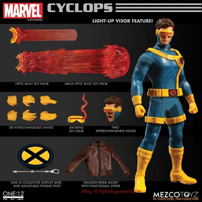 Mezco Toyz 76922 X-Men Cyclops 1/12 Scale Figure 6'' Model INSTOCK - Image 1 of 3