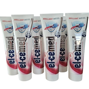 el-cemed BRILLANT WEISS Zahncreme 6 x 100 ml - Bild 1 von 4