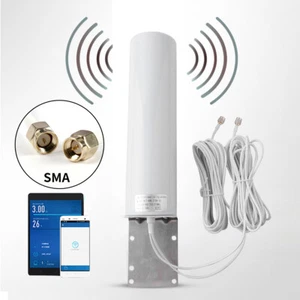 3G/4G LTE Antenne Signalverstärker-Antenne 10-12dBi Dual-SMA-Stecker Halterung - Photo 1/10