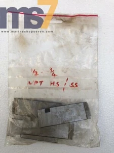 RIDGID 1/2"-3/4" NPT STAINLESS STEEL HIGH SPEED UNV PIPE DIES/ CHASER SET - Picture 1 of 2