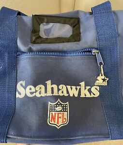 Vintage STARTER Seattle Seahawks Team Issue Duffle Bag NFL 1980's -1990's canvas