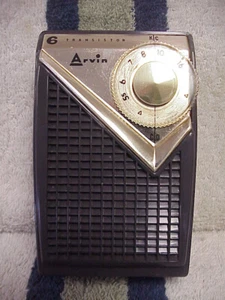 Arvin 61R19 AM Radio Recapped Repaired Works Good USA 1961 Vintage - Picture 1 of 15