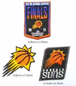Phoenix Suns NBA​ 3pcs/pack​ logo for patch​ iron​ and​ sewing on Clothes
