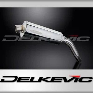 TRIUMPH TIGER 900 (885) 99-01 350mm OVAL STAINLESS BSAU SILENCER EXHAUST KIT - Picture 1 of 4