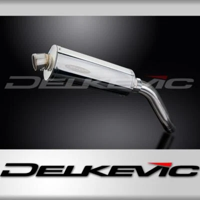 TRIUMPH TIGER 900 (885) 99-01 350mm OVAL STAINLESS BSAU SILENCER EXHAUST KIT - Image 1 of 4