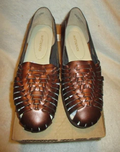 Damas~Zapatos sin cordones de puntos suaves~Trinidad cobre~Talla 8.5B~Nuevos en caja - Imagen 1 de 13