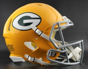 GREEN BAY PACKERS NFL Full Size REPLICA Throwback Football Helmet - Picture 1 of 5